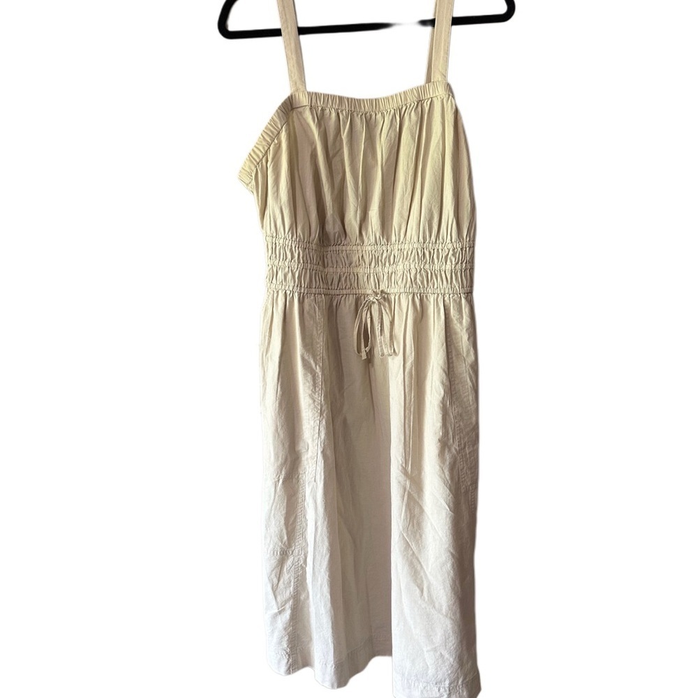 Universal Thread Cream Gathered Waist Dress